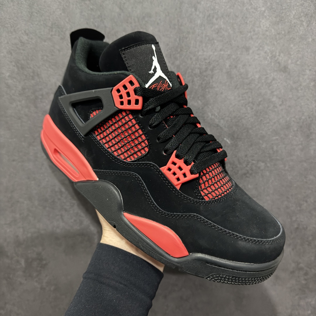 【GAT头层版】Air Jordan AJ4 黑红雷公 CT8527-016