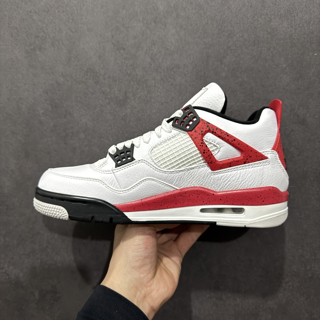 【GAT头层版】Air Jordan AJ4 白红水泥 DH6927-161