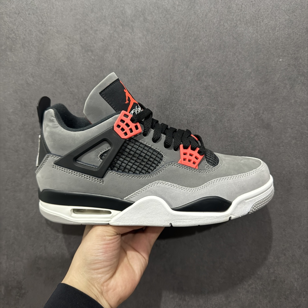 【GAT头层版】Air Jordan AJ4 红外线 DH6927-061n男女码 好版型好材料n原厂纸板 楦头 正确4代鞋型高工艺 内置原厂气垫 正确网格工艺不打皱 全网独家 纯正四代版型Size：36-47.5  编码：ZX290320-莆田鞋批发中心