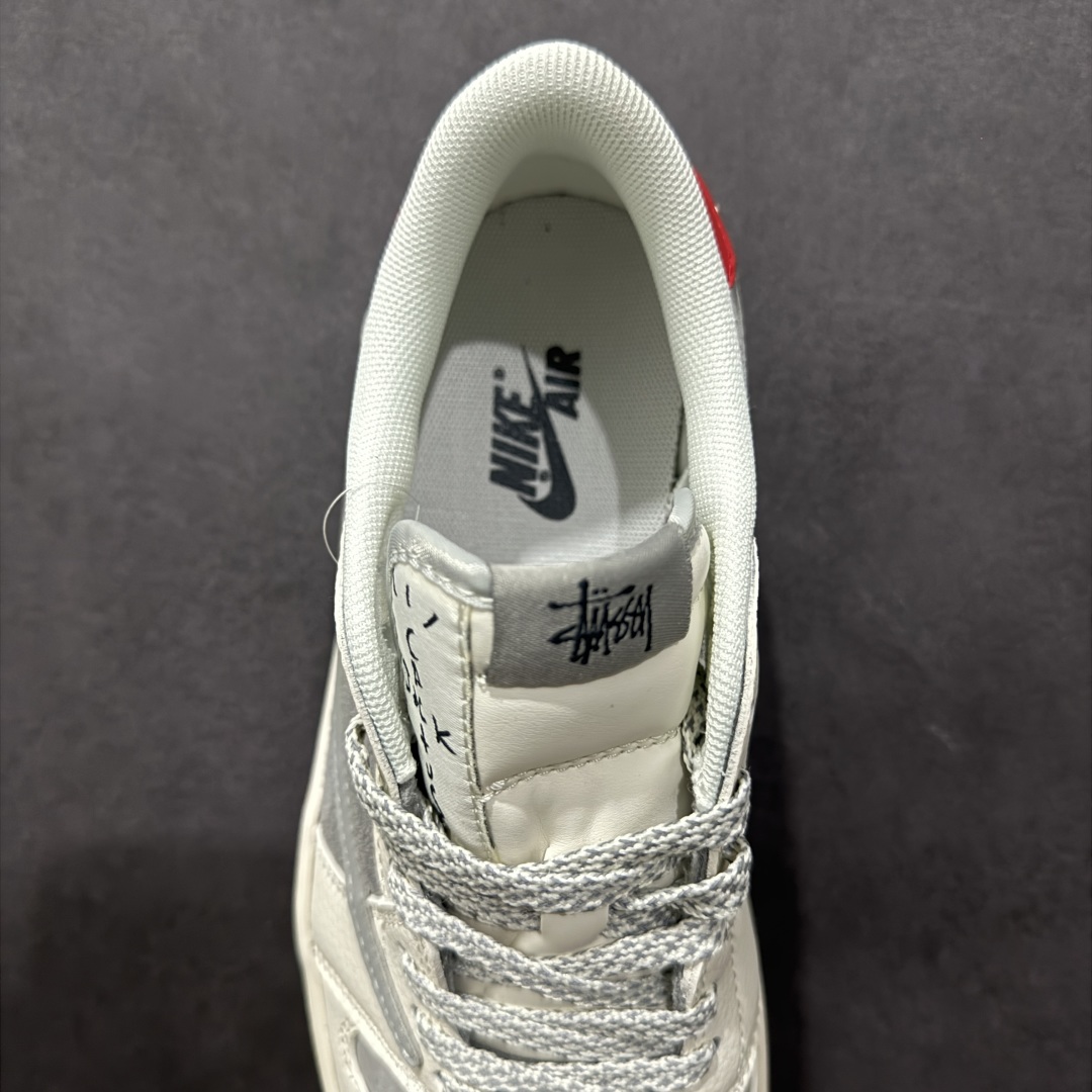 【定制版】Travis Scott x Fragment Design x Air Jordan 1 Low OG SP AJ1 乔1 斯图西联名-双拼红尾 低帮文化休闲板鞋 SJ2068-130