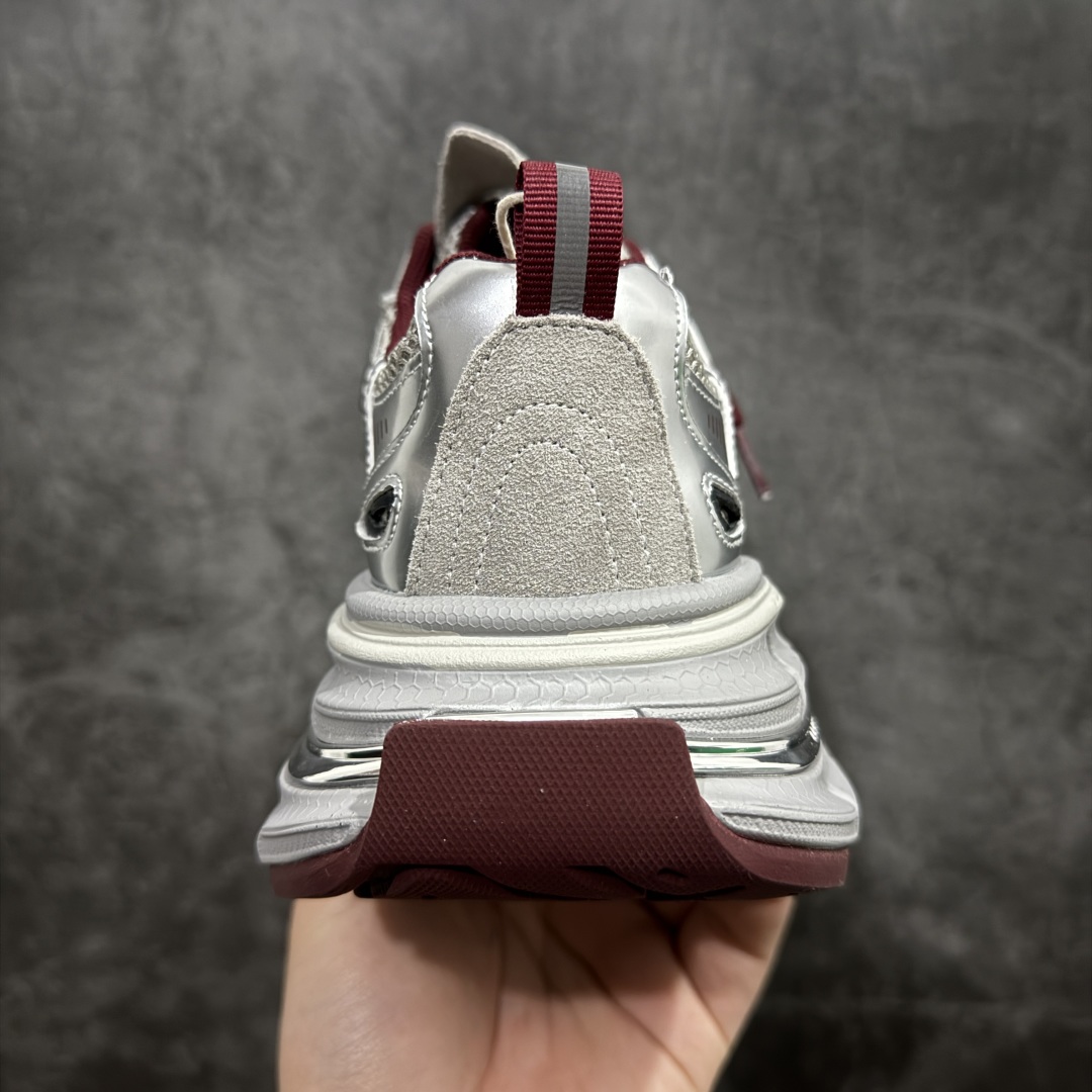 图片[4]-【广东纯原版本】GG-CC Chunky Low安哥拉红镶钻休闲运动厚底增高老爹鞋 广东大厂出品 完美细节 25ss早春新款厚底增高 大长腿 时髦look轻松定格 不费力展现率性氛围 高档银盒 酷帅机能风不规则设计大底 银红色拼色造型设计 轻便舒适百搭 GGcc厚底增高简直就是小个子的快乐! 不管怎么搭都好看~ 尺码： 35 36 37 38 39 40-选品中心