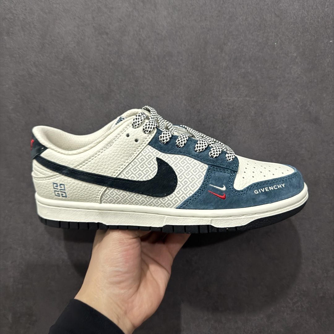 【定制版】Nk SB Dunk Low 纪梵希联名 老花黑勾 周年高端定制 低帮休闲板鞋 DJ2024-123rn#定制鞋盒 大厂纯原品质出货 超高清洁度 皮料切割干净无任何毛边 细节完美r 尺码：36 36.5 37.5 38 38.5 39 40 40.5 41 42 42.5 43 44 44.5 45  编码：HXS340360-莆田鞋批发中心