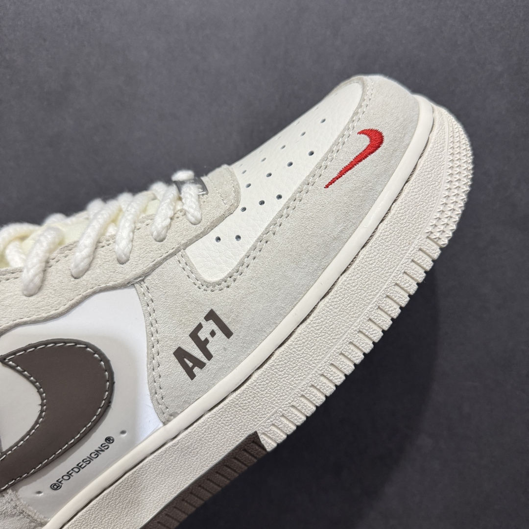 图片[5]-【定制版】海外限量发售NIke Air Force 1 \’07 Low “斯图西联名——双拼米浅粽”空军一号 低帮 运动鞋 休闲鞋 折边针车 工艺难度大 原楦头原纸板 原装鞋盒 定制五金配件 内置全掌气垫 原厂鞋底货号：SJ6698-025 Size：36 36.5 37.5 38 38.5 39 40 40.5 41 42 42.5 43 44 44.5 45 编码：HXS310320-莆田鞋批发中心