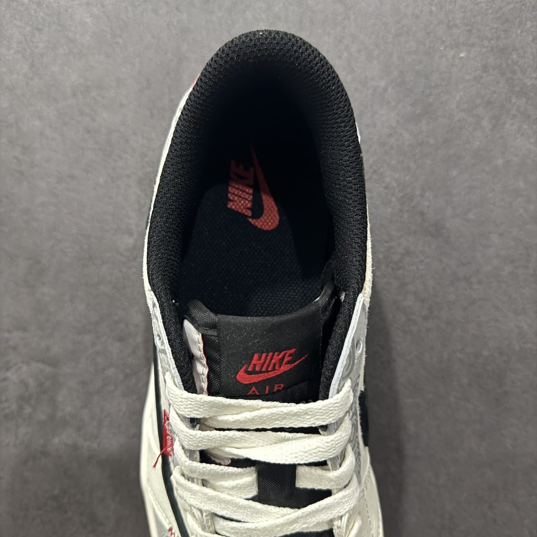 【定制版】Travis Scott x Fragment Design x Jordan Air Jordan 1 Low OG SP “Supreme联名——祥云新年红”  DM7866-078