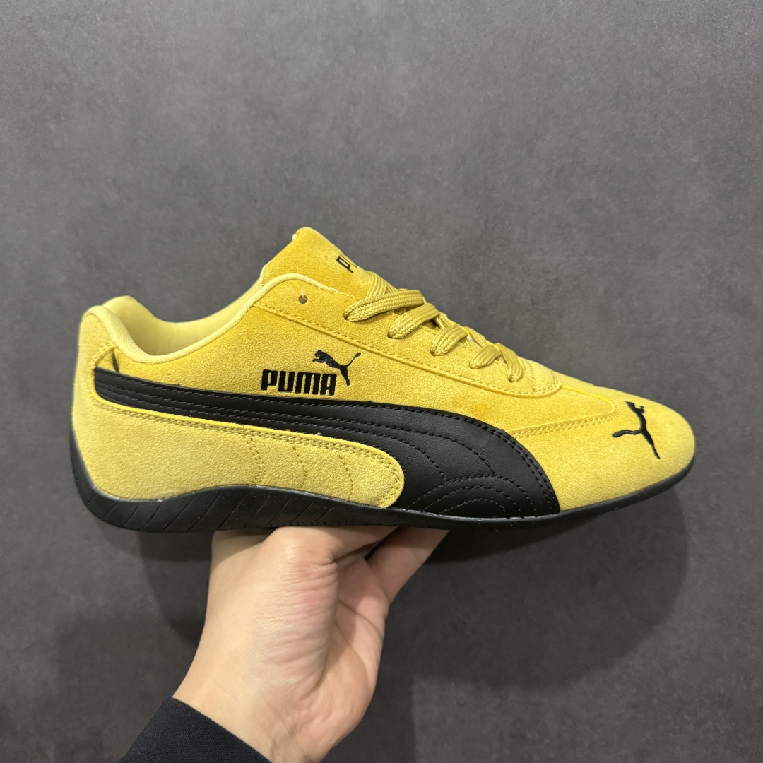 【公司级】Puma Palermo OG 防滑耐磨低帮德训板鞋 孔眼底座和脚趾凸起由绒面革材料制成 支持侧踏时的踏步工作 脚背和侧板采用尼龙网布 即使在健身房等使用环境中也能确保透气性 像吸盘一样的设计是为了提高体育馆表面的抓地力性能 货号: 397397-01 尺码: 35.5 36 36.5 37.5 38 38.5 39 40 40.5 41 42 42.5 43 44 45-选品中心