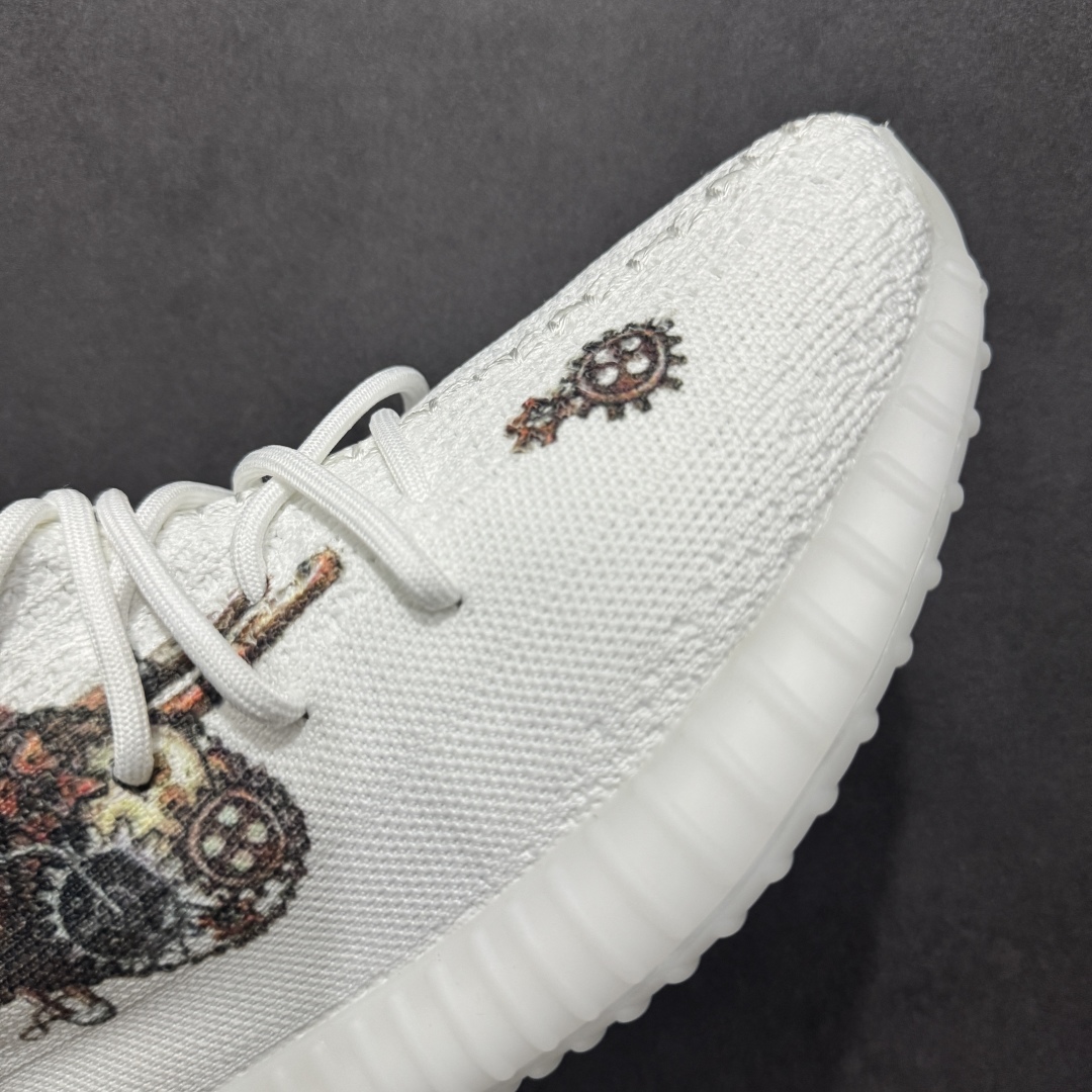 【DIY定制版】Ad Yeezy Boost 350v2 椰子350v2百搭低帮休闲运动鞋 CR1778