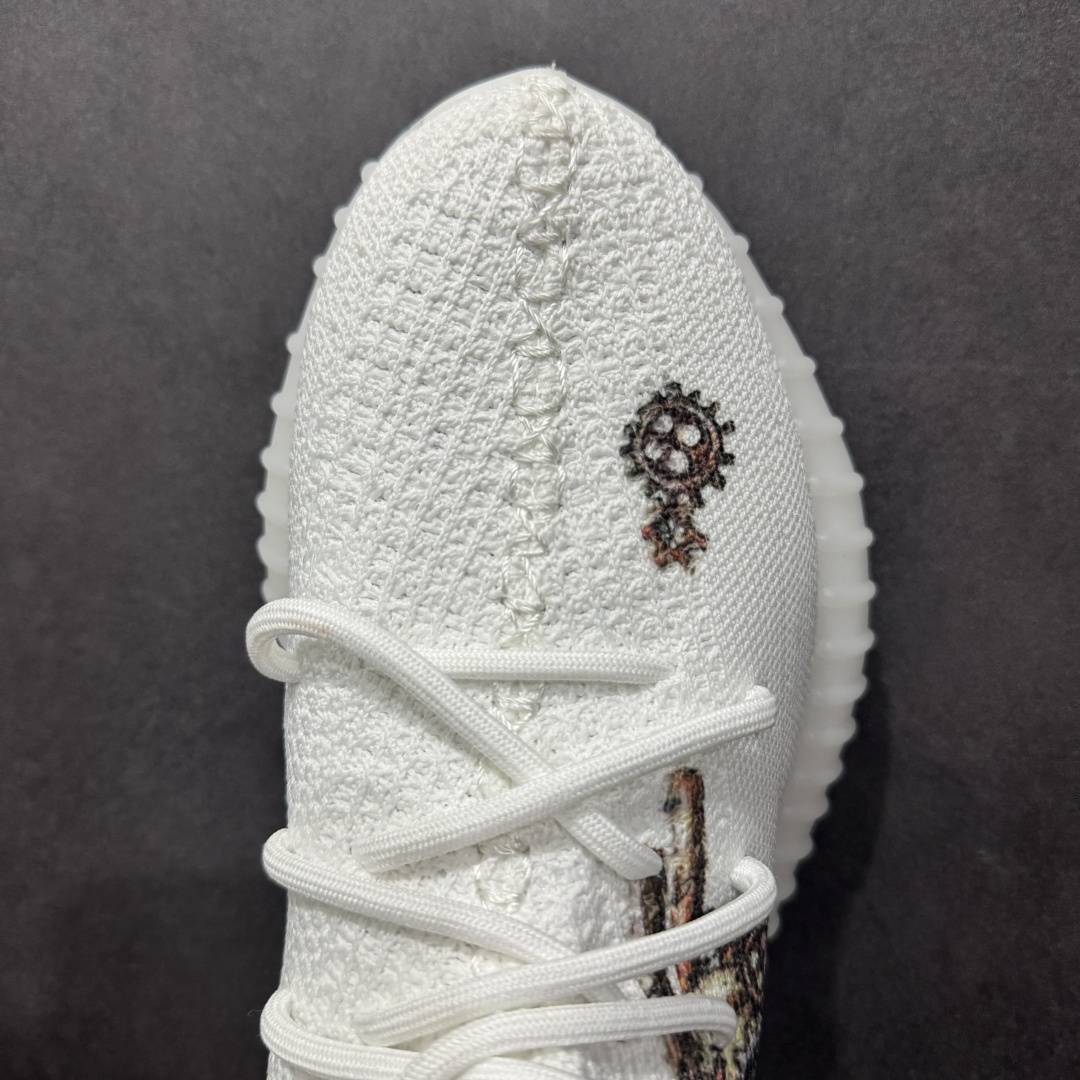【DIY定制版】Ad Yeezy Boost 350v2 椰子350v2百搭低帮休闲运动鞋 CR1778