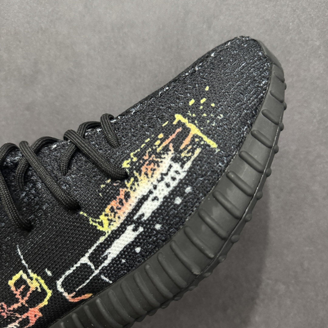【DIY定制版】Ad Yeezy Boost 350v2 椰子350v2百搭低帮休闲运动鞋  TE9454