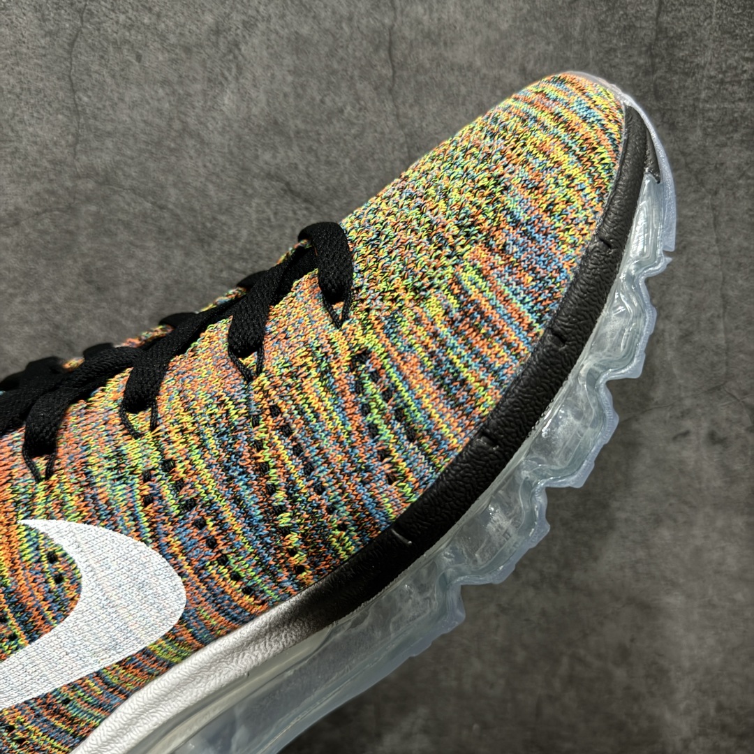 图片[6]-【纯原YH版本】Nike Air Max Flyknit 2014舒适百搭减震耐磨 低帮 休闲跑步鞋NIKE FLYKNIT AIR MAX 跑步鞋使用备受欢迎的创新FLYKNIT鞋面，一体成形无缝设计将良好的透气性、柔韧性及支撑性完美结合于一身，结合飞线（FLYWIRE）科技，大幅减轻鞋身重量同时，更能根据步态实时调整鞋面的贴合度，如第二层皮肤般轻盈包裹双脚。高性能的缓震性能可将外部冲击力减至最低，让热爱驰骋的你得到可靠的保护。抓地力半透明橡胶外底结合升级版华夫格外底纹路，保证高磨区的耐久性同时更能带给双脚持久稳定的抓地力，无论是路跑或赛道跑，都能为你造就强大功能支持。 货号：620469-004 尺码：35.5 36 36.5 37.5 38 38.5 39 40 40.5 41 42 42.5 43 44 44.5 45 46 46.5 编码：DF280300-莆田鞋批发中心