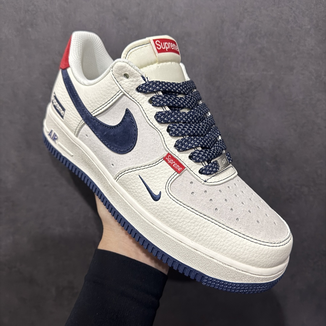 图片[3]-【定制版】Nike Air Force 1 Low 07 x Supreme 米蓝小钩满天星n原楦头原纸板 打造纯正低帮空军版型 专注外贸渠道 全掌内置蜂窝气垫原盒配件 原厂中底钢印、拉帮完美官方货号：BB7518 021 Size：36 36.5 37.5 38 38.5 39 40 40.5 41 42 42.5 43 44 44.5 45 编码：HXS310320-莆田鞋批发中心