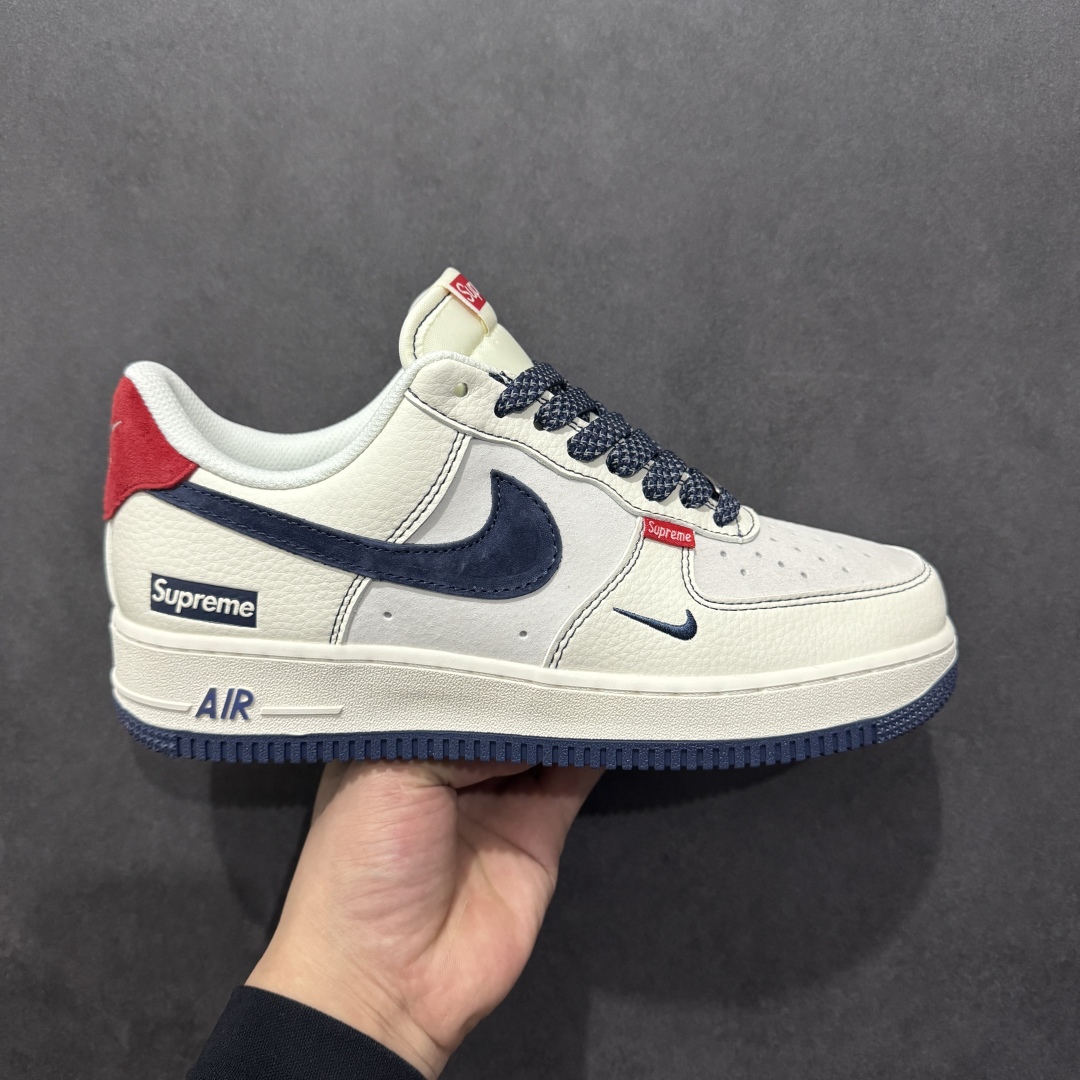 【定制版】Nike Air Force 1 Low 07 x Supreme 米蓝小钩满天星n原楦头原纸板 打造纯正低帮空军版型 专注外贸渠道 全掌内置蜂窝气垫原盒配件 原厂中底钢印、拉帮完美官方货号：BB7518 021 Size：36 36.5 37.5 38 38.5 39 40 40.5 41 42 42.5 43 44 44.5 45 编码：HXS310320-莆田鞋批发中心