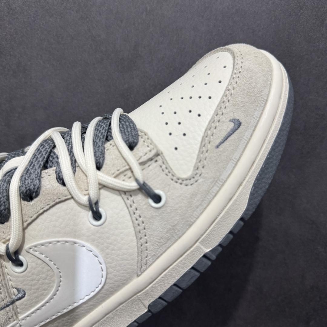 图片[5]-【定制版】Nike SB Dunk Low“ NIKE联名——红标米灰抽绳”  周年高端定制 低帮休闲板鞋 定制鞋盒 大厂纯原品质出货 超高清洁度 皮料切割干净无任何毛边 细节完美 货号：XX3168-121n Size:36 36.5 37.5 38 38.5 39 40 40.5 41 42 42.5 43 44 44.5 45 编码：HXS340360-莆田鞋批发中心