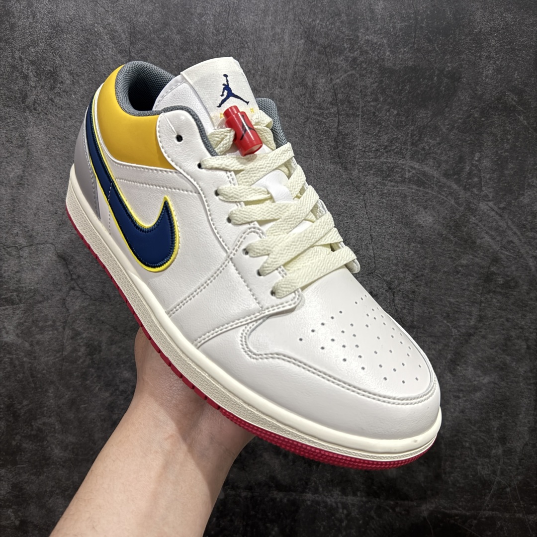 图片[3]-【K版】Air Jordan AJ1 Low 帆白黄 HV4511-133nn全新流水线出品 DT版本唯一平替选择 市场第二梯队最强版 全部原鞋开发 原楦原纸板开发 全鞋电脑针车 原厂内置全掌气垫 原盒内在原标 唯一Zp原版鞋带绑法 免检产品 全新2022版型 全头层皮料 完美零毛边处理 原厂配置全掌气垫 价格定位良心 几十个配色陆续出货 SIZE：36 36.5 37.5 38 38.5 39 40 40.5 41 42 42.5 43 44 44.5 45 46 47.5 编码：LDS230250-莆田鞋批发中心