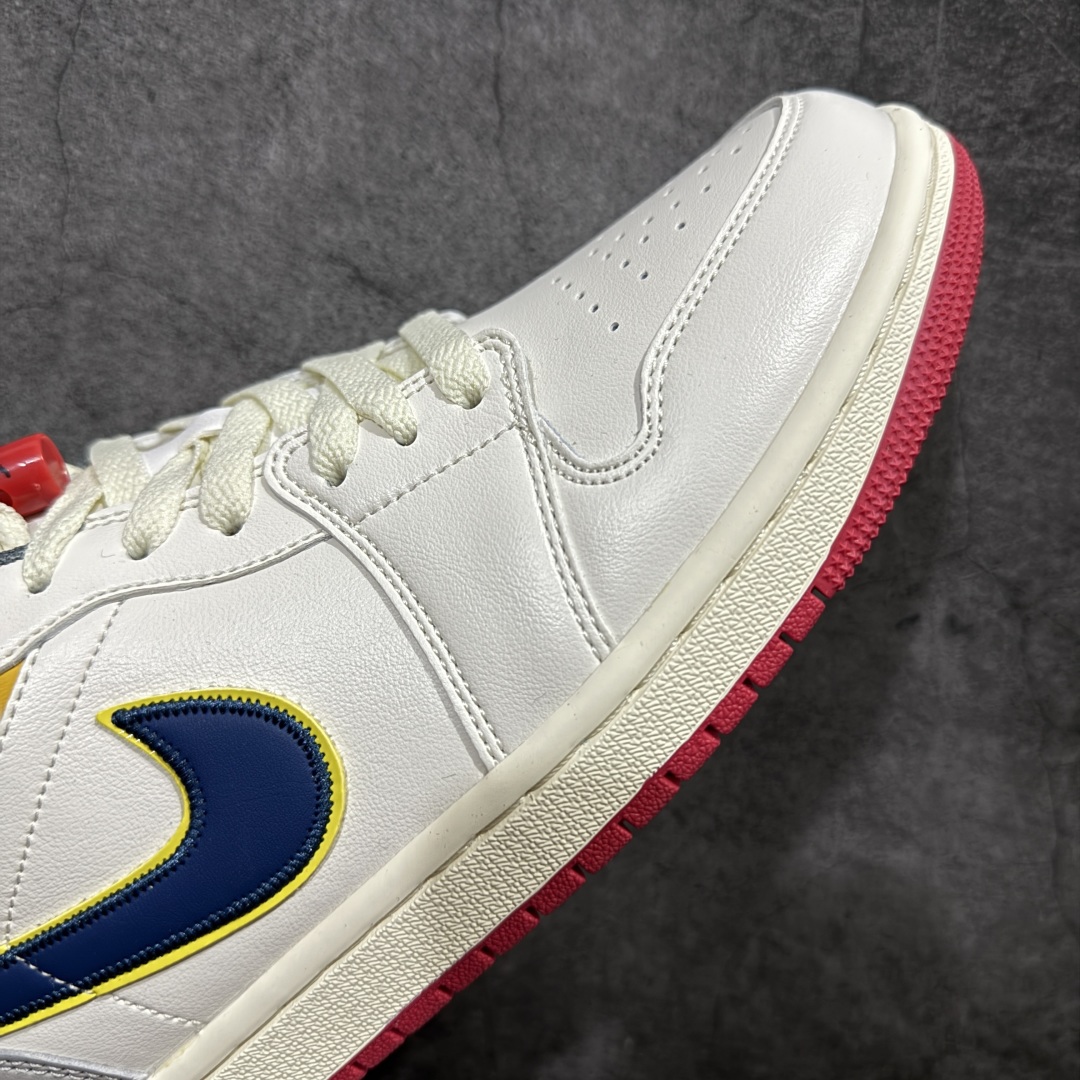 图片[6]-【K版】Air Jordan AJ1 Low 帆白黄 HV4511-133nn全新流水线出品 DT版本唯一平替选择 市场第二梯队最强版 全部原鞋开发 原楦原纸板开发 全鞋电脑针车 原厂内置全掌气垫 原盒内在原标 唯一Zp原版鞋带绑法 免检产品 全新2022版型 全头层皮料 完美零毛边处理 原厂配置全掌气垫 价格定位良心 几十个配色陆续出货 SIZE：36 36.5 37.5 38 38.5 39 40 40.5 41 42 42.5 43 44 44.5 45 46 47.5 编码：LDS230250-莆田鞋批发中心