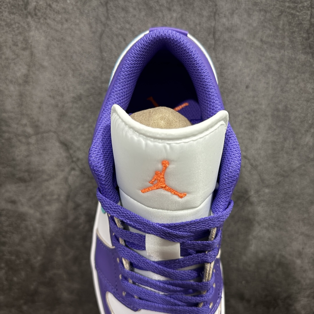 【K版】Air Jordan AJ1 Low 低帮 白紫 HJ9013-550