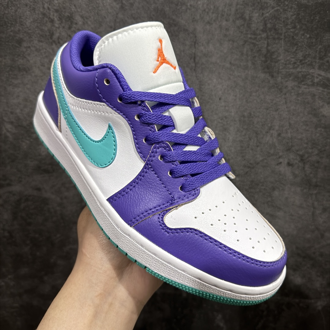 【K版】Air Jordan AJ1 Low 低帮 白紫 HJ9013-550