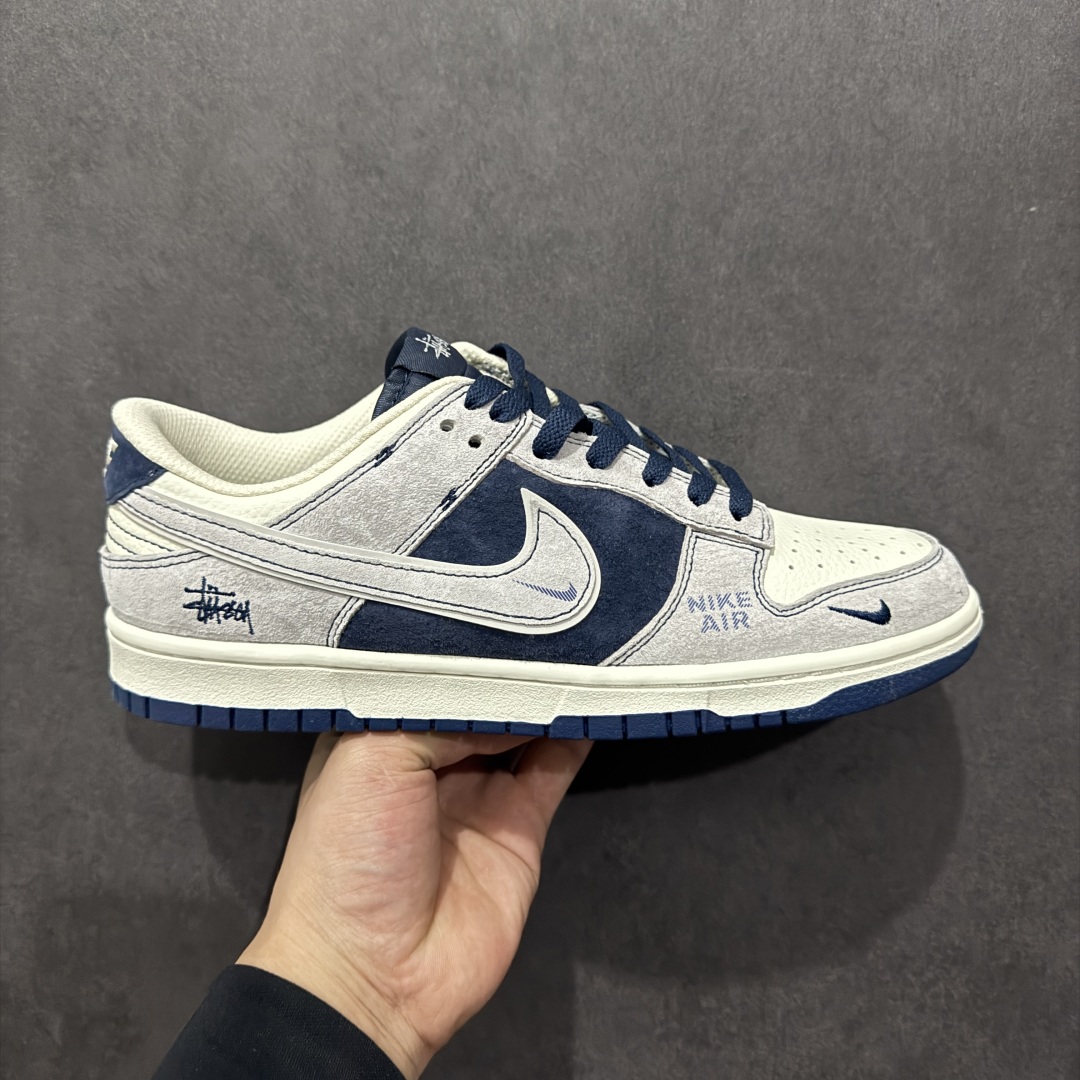 【定制版】Nk SB Dunk Low 斯图西联名 猪八灰勾 周年高端定制 低帮休闲板鞋  DJ2024-129