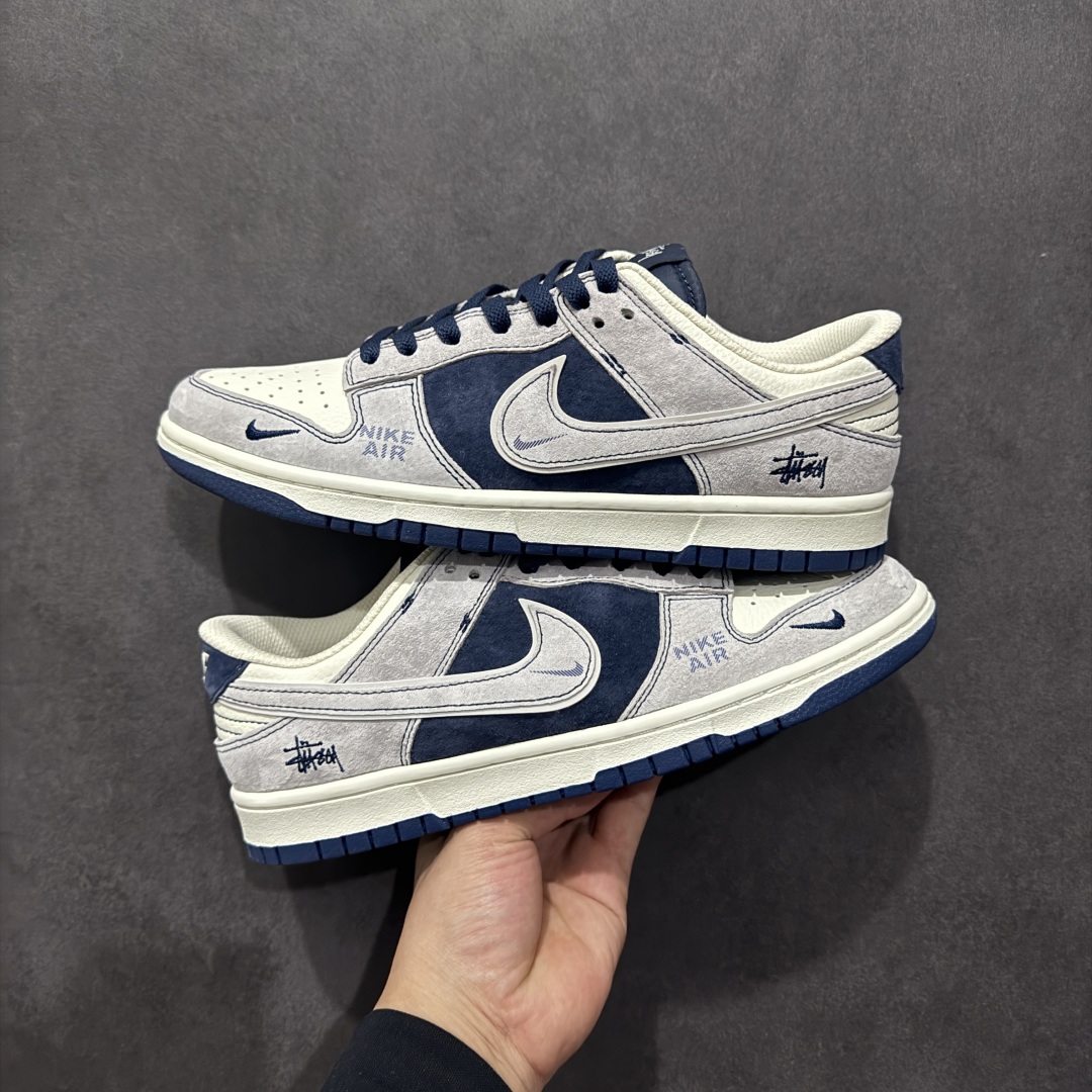 【定制版】Nk SB Dunk Low 斯图西联名 猪八灰勾 周年高端定制 低帮休闲板鞋  DJ2024-129