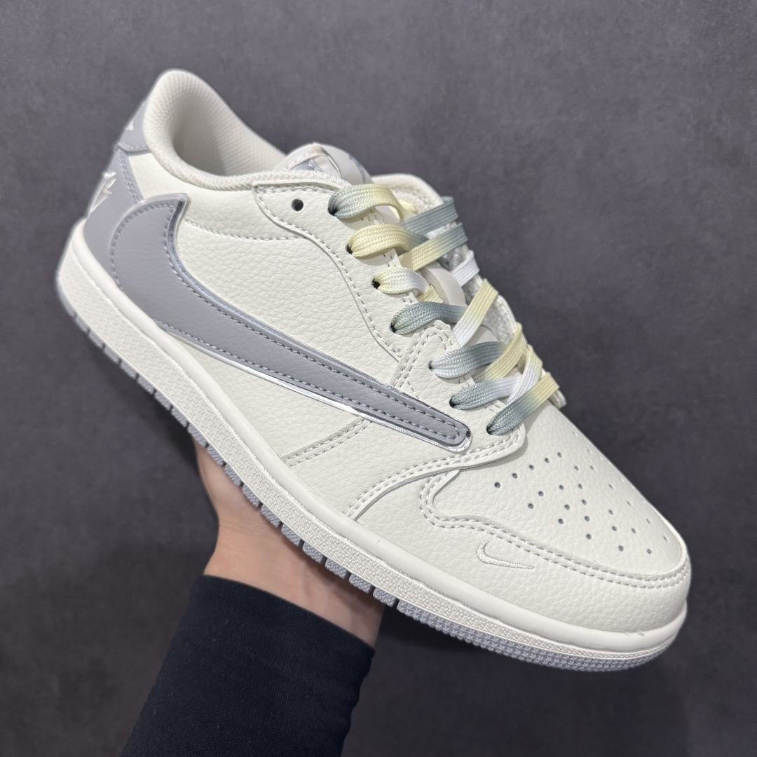 【定制版】Fragment x Travis Scott x TS Air Jordan 1 Low 三方联名倒钩  DM7866-021