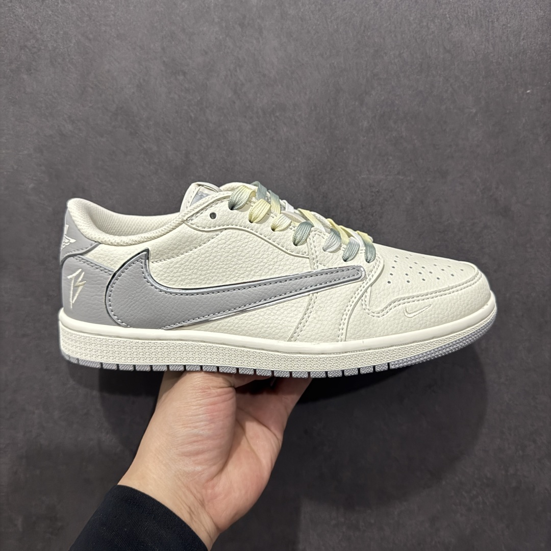 【定制版】Fragment x Travis Scott x TS Air Jordan 1 Low 三方联名倒钩  DM7866-021