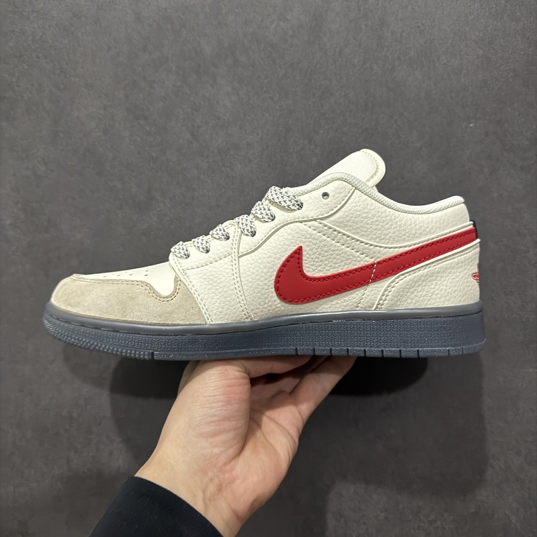 【定制版】AIR JORDAN 1 Low Supreme联名 周年高端定制 低帮休闲板鞋  XF8698-037