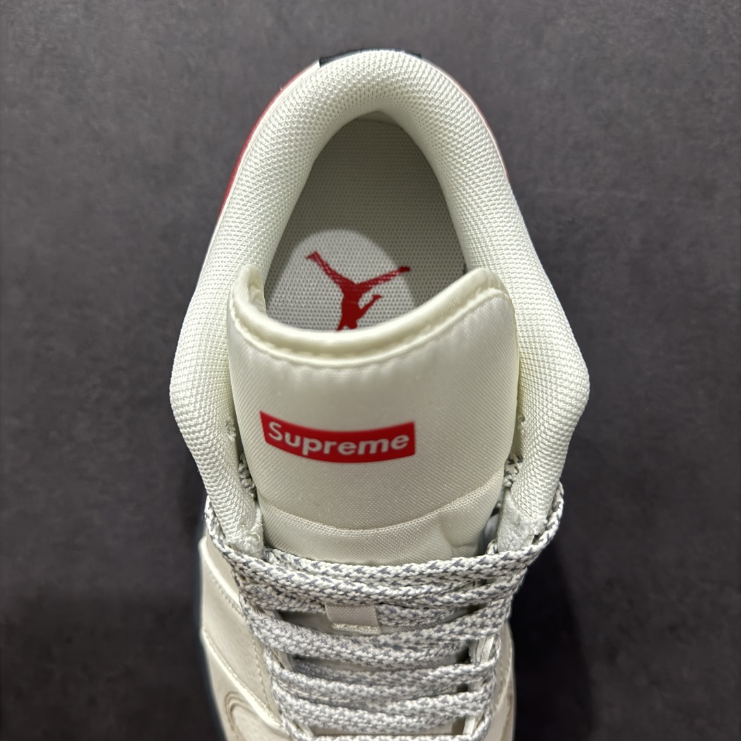 【定制版】AIR JORDAN 1 Low Supreme联名 周年高端定制 低帮休闲板鞋  XF8698-037