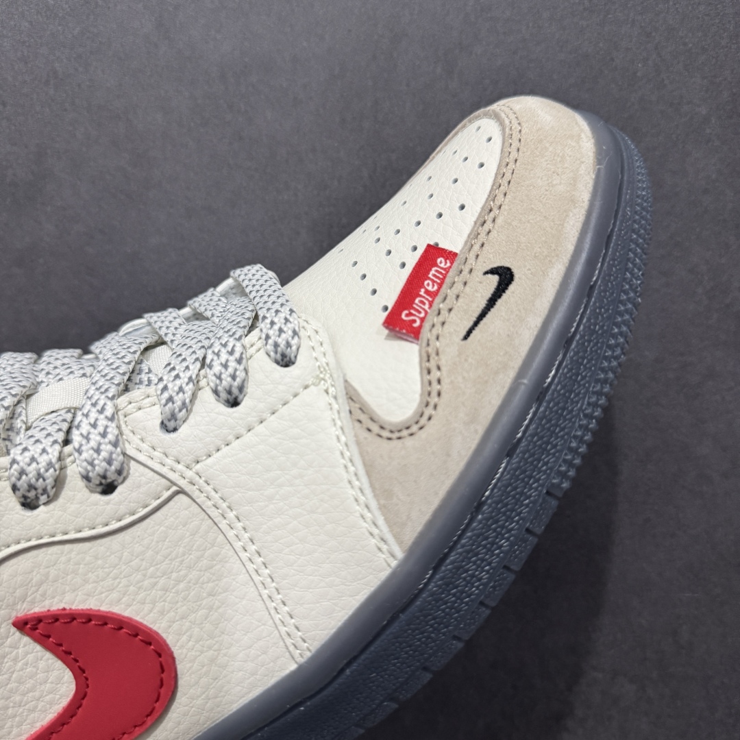 【定制版】AIR JORDAN 1 Low Supreme联名 周年高端定制 低帮休闲板鞋  XF8698-037