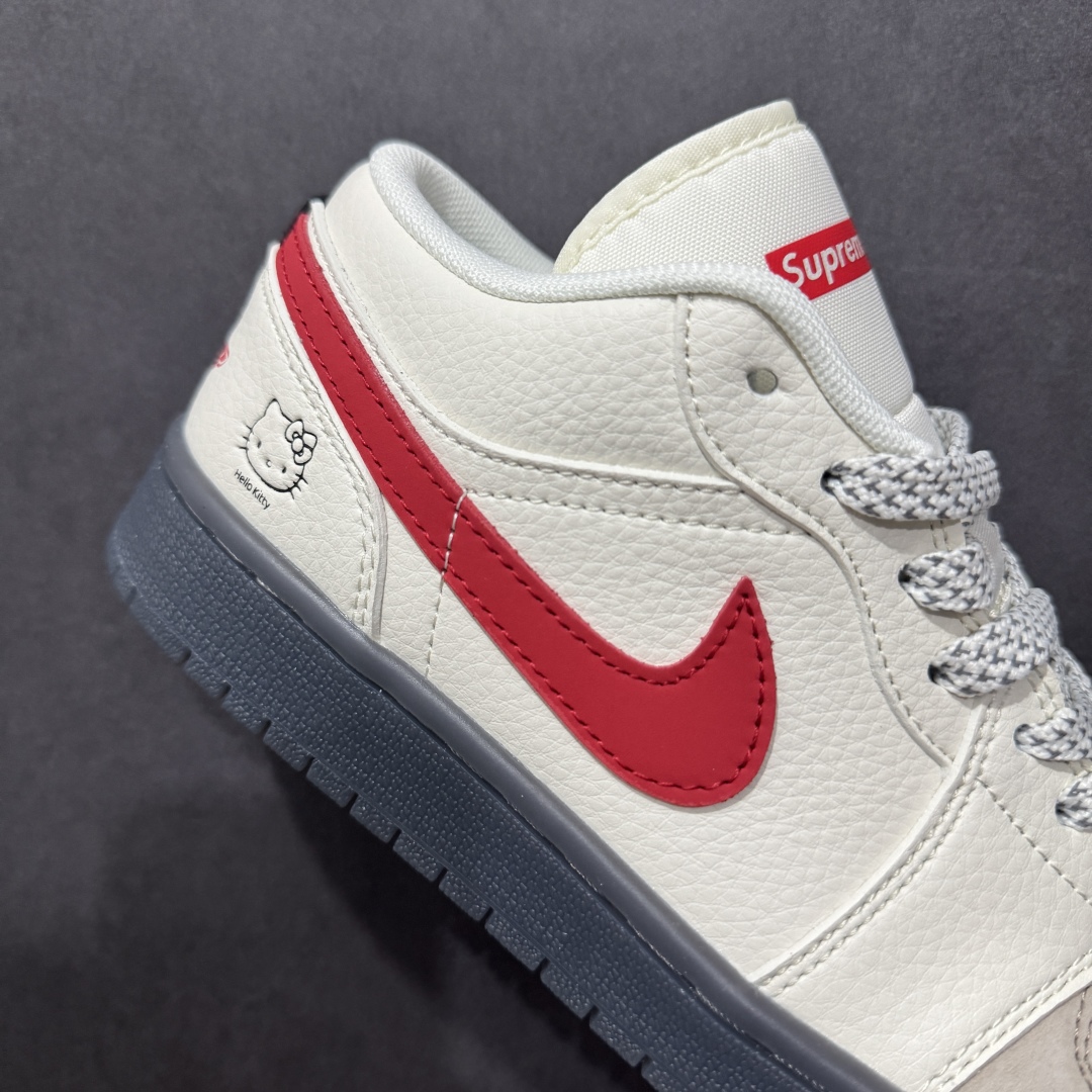 【定制版】AIR JORDAN 1 Low Supreme联名 周年高端定制 低帮休闲板鞋  XF8698-037