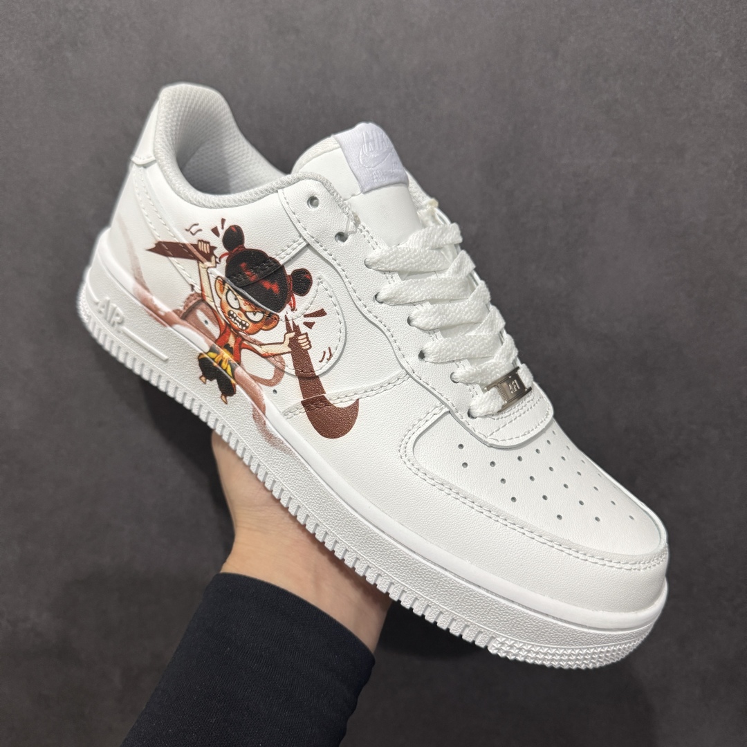 【定制版】Nk Air Force 1 Low 我命由我不由天 哪吒魔童闹海定制 空军一号低帮涂鸦百搭休闲板鞋 CW2288-111