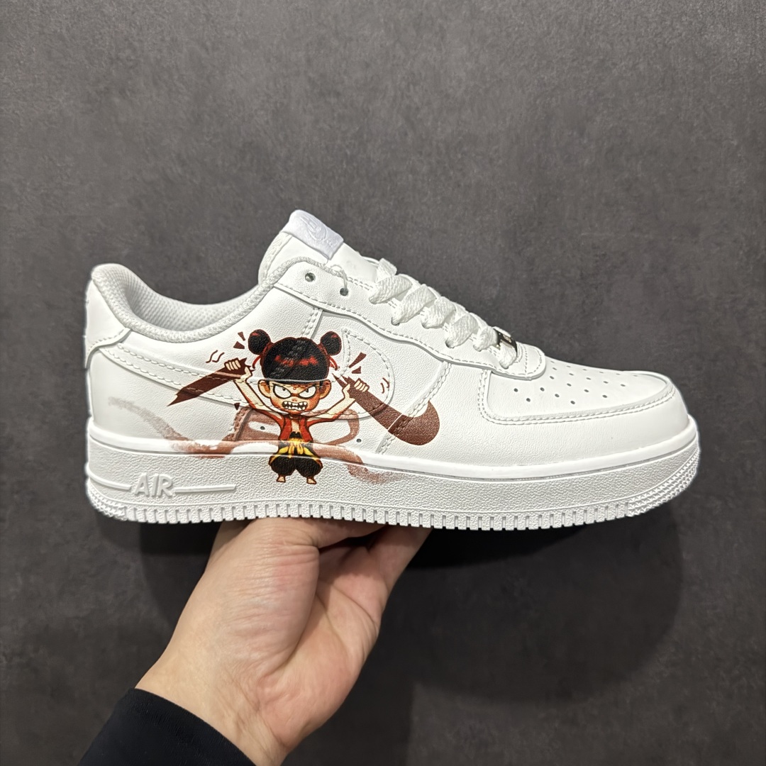 【定制版】Nk Air Force 1 Low 我命由我不由天 哪吒魔童闹海定制 空军一号低帮涂鸦百搭休闲板鞋 CW2288-111