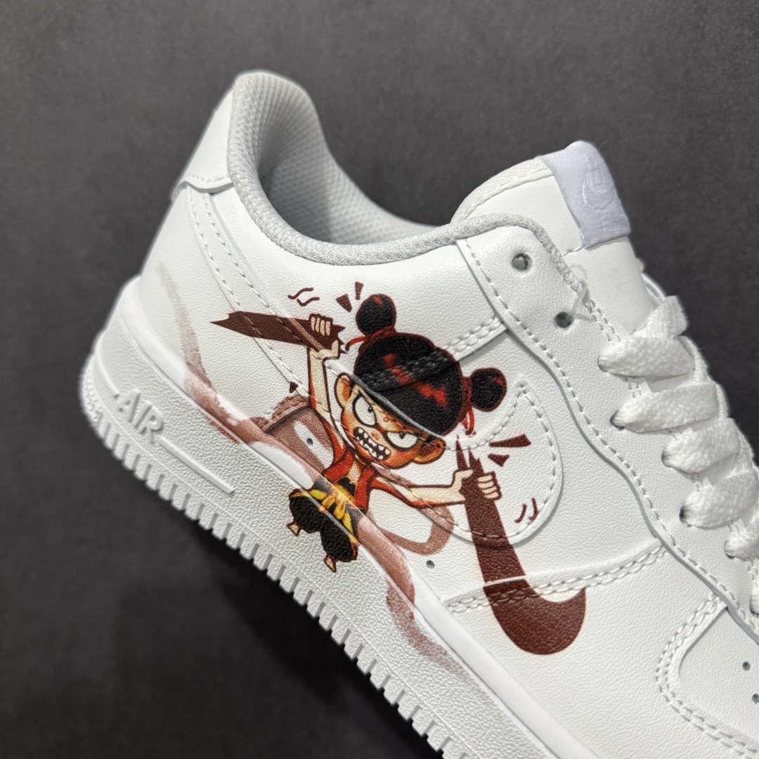 【定制版】Nk Air Force 1 Low 我命由我不由天 哪吒魔童闹海定制 空军一号低帮涂鸦百搭休闲板鞋 CW2288-111