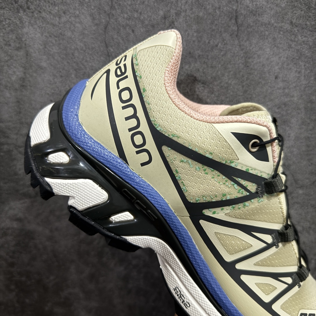 图片[7]-【W1版】 Salomon XT-6 Mindful 2n萨洛蒙复古潮流户外机能登山跑鞋 鹅黄色女鞋nn纯原外贸平台特供订单耗时半年巨作 全套原纸板楦头开发原厂特供网布配套加持 确保原汁原味n完美呈现版型 原档数据独家私模五层组合大底原装Ortholite轻量化鞋垫 中底布带钢印编号原厂TPU锁扣 进口港宝加持后跟自然饱满 还原公司包裹性鞋面以“锯齿”状的包裹系统呈现在基色底之下加入了各种色点缀将公司的最新技术和时尚前卫的造型融入耐用的长跑款式中鞋面由 TPU 薄膜制成 并焊接在高耐磨网眼上 使其既时尚又坚固 由 ACS底盘支撑 可增强稳定性和支撑力 以及由橡胶凸耳 Contragrip外底覆盖的 EVA 缓冲中底 旨在应对崎岖的地形 鞋舌上的彩色Salomon 标签、Quicklace 系统以及鞋头、鞋舌和鞋跟上的附加品牌使细节更加完美 让穿着者可以轻松驾驭户外与通勤下的任何运动生活场景 无缝鞋身户外随意纵横 颜值与脚感兼备 出街通勤 绝对非常吸睛 你值得拥有 尺码：36 36.5 37.5 38 38.5 39 40  编码：YX290340-莆田鞋批发中心