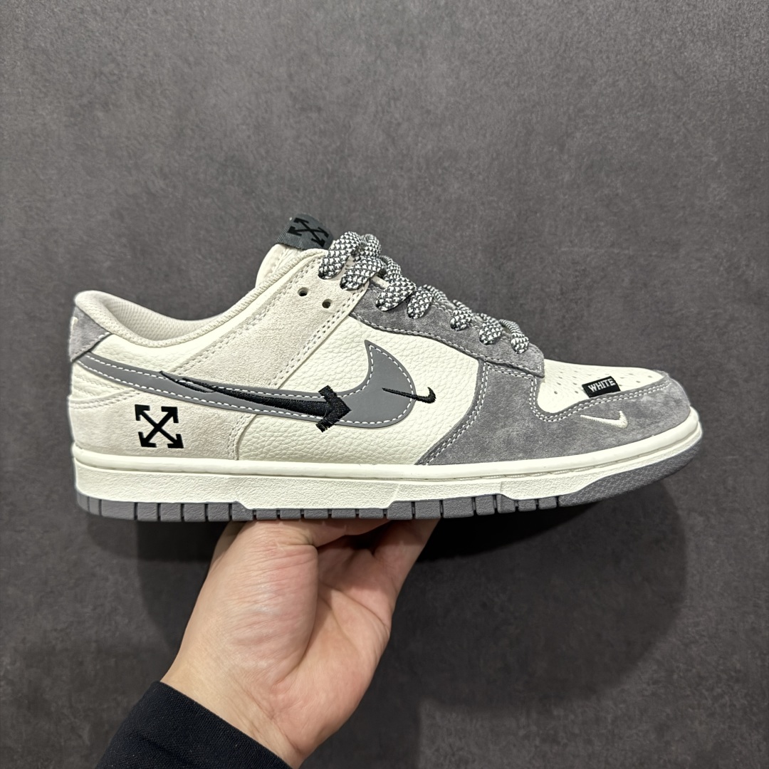 【定制版】Nk SB Dunk Low OFF-WHITE联名 拼色灰勾 周年高端定制 低帮休闲板鞋 DJ2024-133rn#定制鞋盒 大厂纯原品质出货 超高清洁度 皮料切割干净无任何毛边 细节完美 r 尺码：36 36.5 37.5 38 38.5 39 40 40.5 41 42 42.5 43 44 44.5 45  编码：HXS340360-莆田鞋批发中心