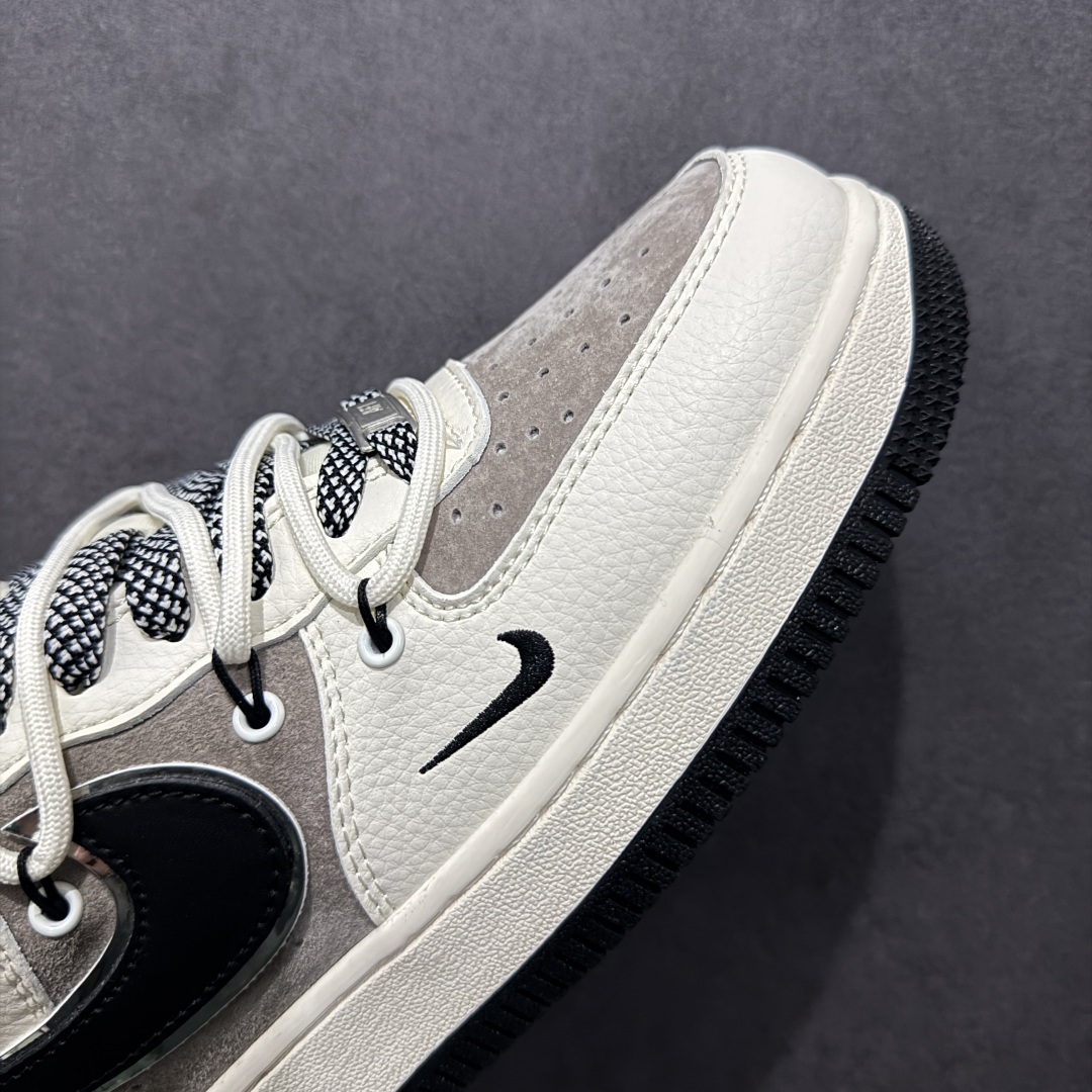 【定制版】Nk Air Force 1'07 Low 斯图西联名 米黑抽绳 空军一号低帮休闲板鞋 SJ1198-109