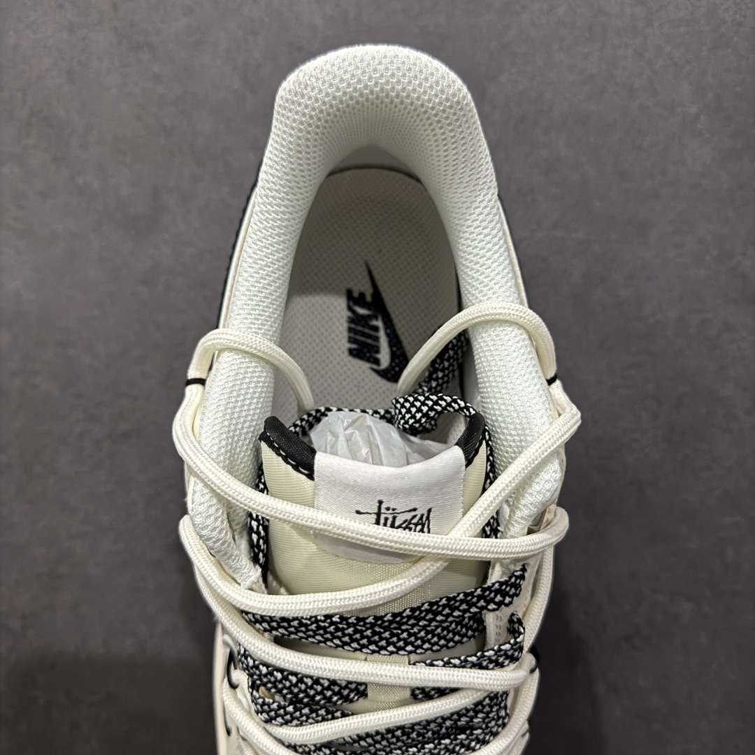 【定制版】Nk Air Force 1'07 Low 斯图西联名 米黑抽绳 空军一号低帮休闲板鞋 SJ1198-109
