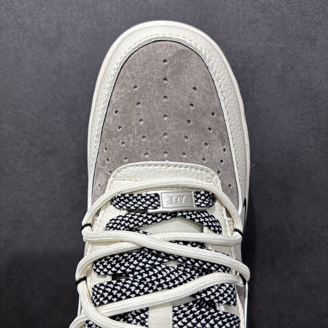 【定制版】Nk Air Force 1'07 Low 斯图西联名 米黑抽绳 空军一号低帮休闲板鞋 SJ1198-109