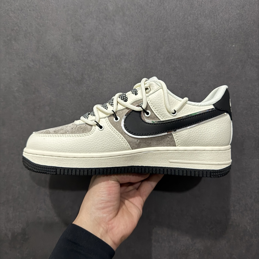 【定制版】Nk Air Force 1'07 Low 斯图西联名 米黑抽绳 空军一号低帮休闲板鞋 SJ1198-109