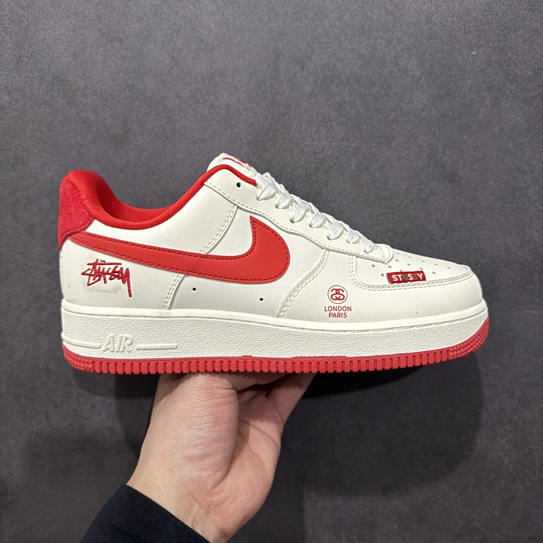 【定制版】Nk Air Force 1\’07 Low 斯图西联名 米白深橙 空军一号低帮休闲板鞋 DF0188-031rn#定制皮料 定制鞋盒 配件齐全 原楦原纸板 纯正空军版型 内置全掌气垫r 尺码：36 36.5 37.5 38 38.5 39 40 40.5 41 42 42.5 43 44 44.5 45  编码：HXS310320-莆田鞋批发中心