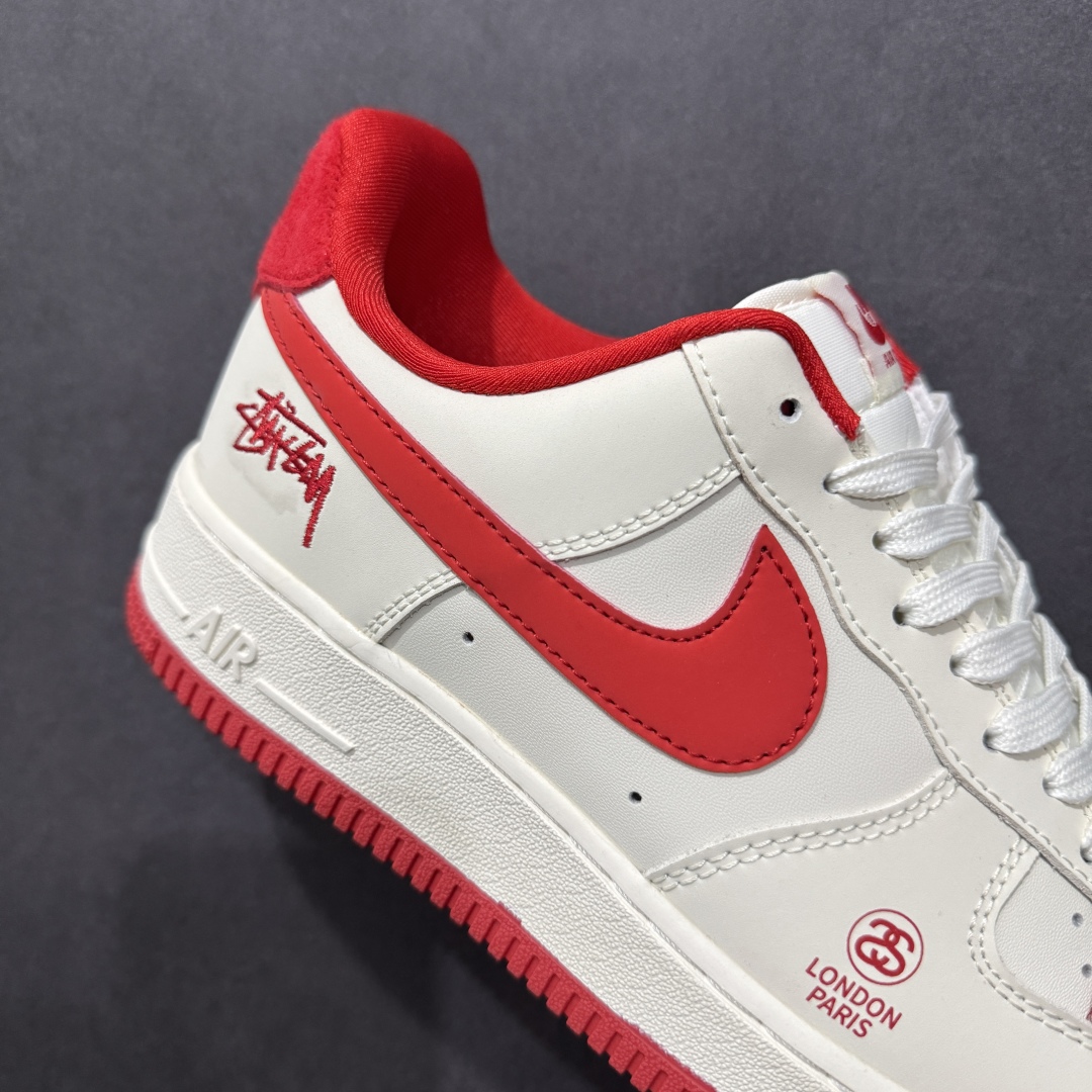 图片[6]-【定制版】Nk Air Force 1\’07 Low 斯图西联名 米白深橙 空军一号低帮休闲板鞋 DF0188-031rn#定制皮料 定制鞋盒 配件齐全 原楦原纸板 纯正空军版型 内置全掌气垫r 尺码：36 36.5 37.5 38 38.5 39 40 40.5 41 42 42.5 43 44 44.5 45  编码：HXS310320-莆田鞋批发中心