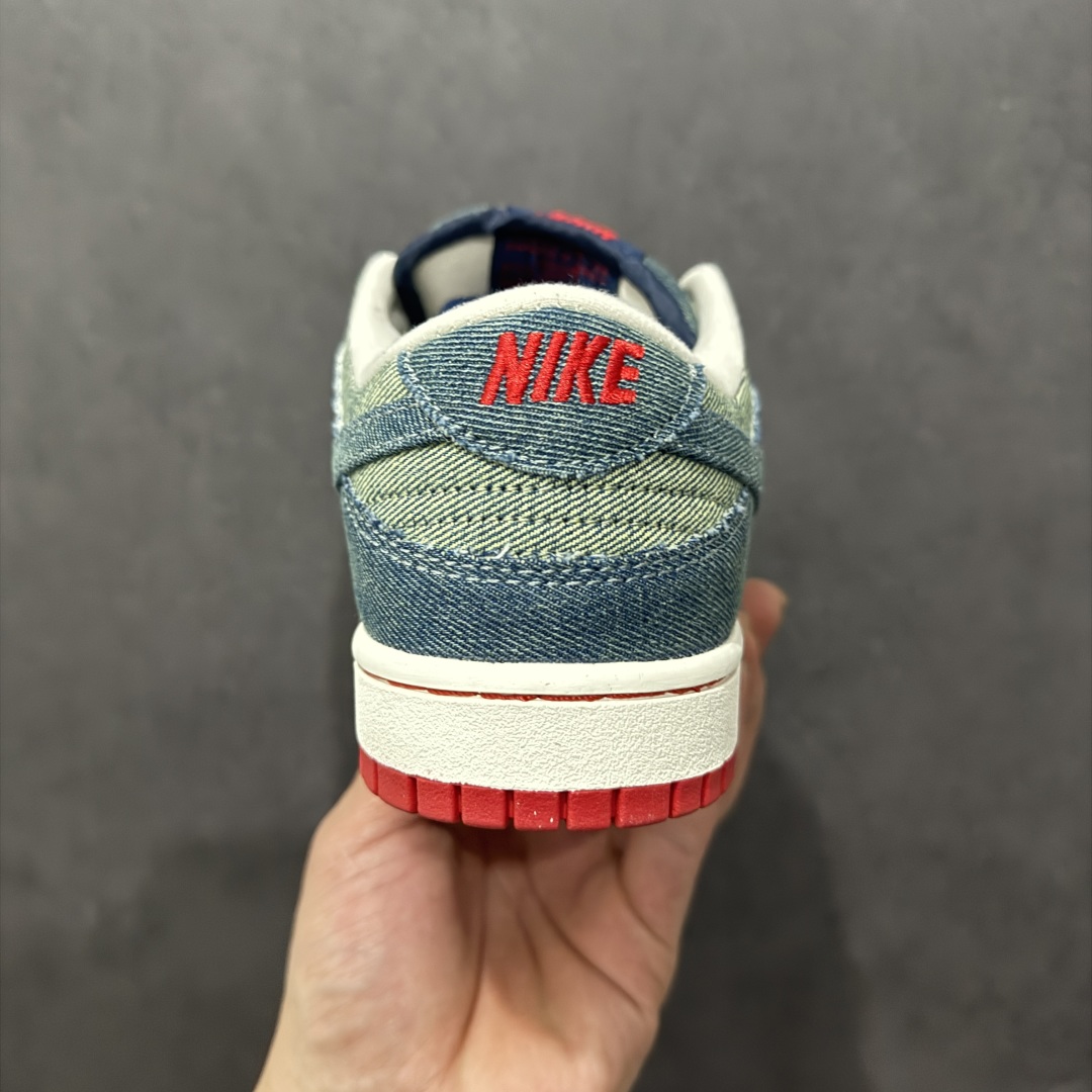 图片[4]-【定制版】Nike SB Dunk Low Pro 牛仔蓝扣篮系列复古低帮休闲运动滑板板鞋。采用脚感柔软舒适ZoomAir气垫，有效吸收滑板等极限运动在落地时带来的冲击力，为街头运动者们提供更好的保护 货号：DD1391-400 Size：36 36.5 37.5 38 38.5 39 40 40.5 41 42 42.5 43 44 45  编码：YB240260n-莆田鞋批发中心