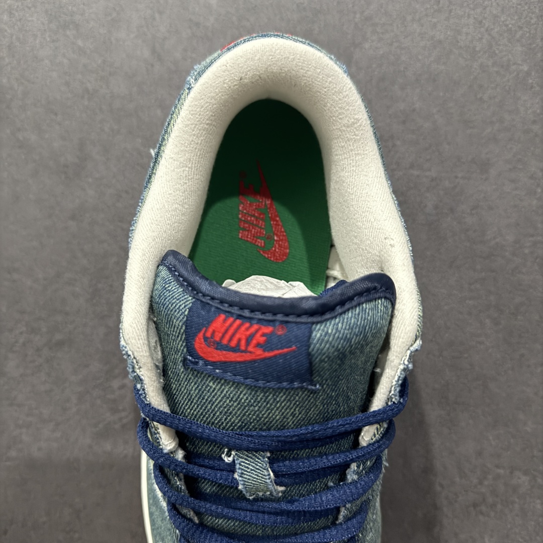 图片[7]-【定制版】Nike SB Dunk Low Pro 牛仔蓝扣篮系列复古低帮休闲运动滑板板鞋。采用脚感柔软舒适ZoomAir气垫，有效吸收滑板等极限运动在落地时带来的冲击力，为街头运动者们提供更好的保护 货号：DD1391-400 Size：36 36.5 37.5 38 38.5 39 40 40.5 41 42 42.5 43 44 45  编码：YB240260n-莆田鞋批发中心