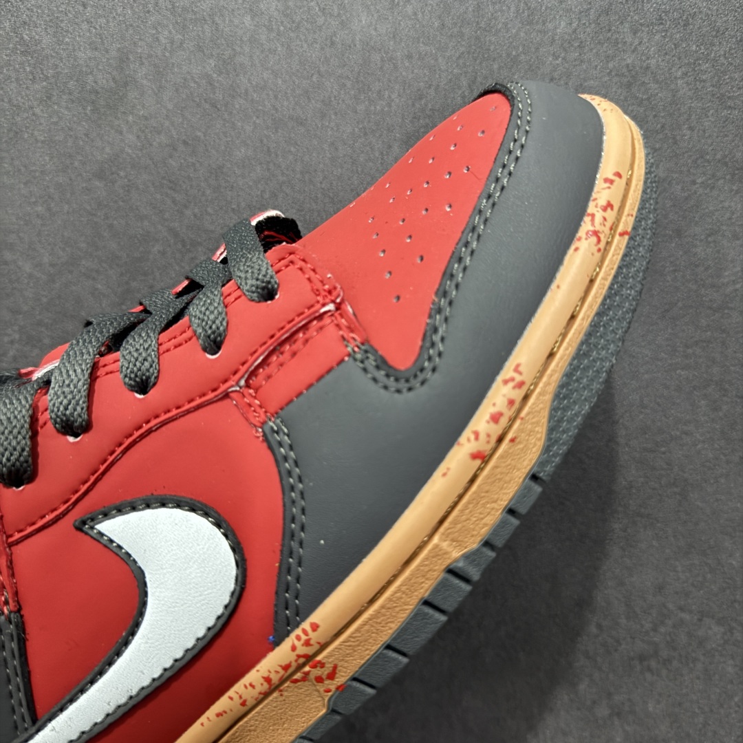 图片[5]-【定制版】Nike SB Dunk Low Pro蝙蝠侠红 扣篮系列复古低帮休闲运动滑板板鞋n采用脚感柔软舒适ZoomAir气垫，有效吸收滑板等极限运动在落地时带来的冲击力，为街头运动者们提供更好的保护 货号：DD1391-601 Size：36 36.5 37.5 38 38.5 39 40 40.5 41 42 42.5 43 44 45  编码：YB240260-莆田鞋批发中心