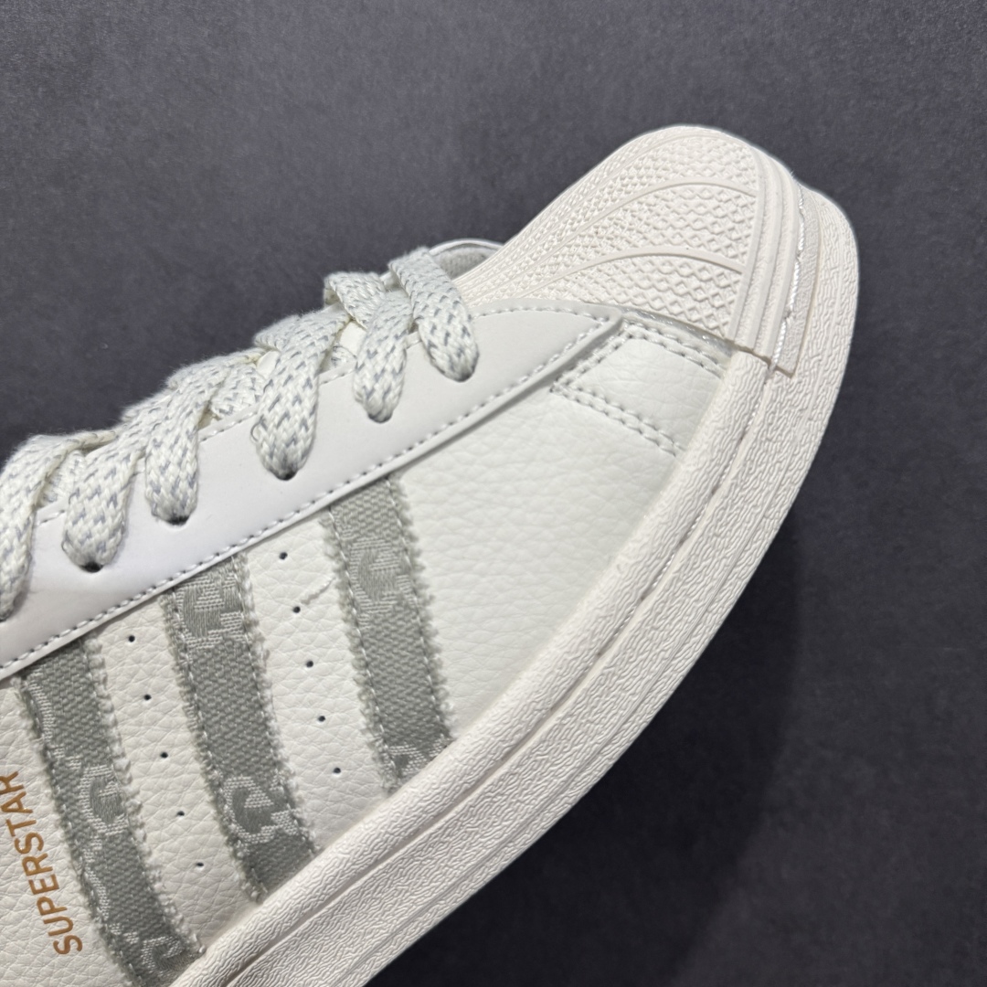 【定制版】AD Originals Superstar x GUCCI 白灰满天星  BZ2511