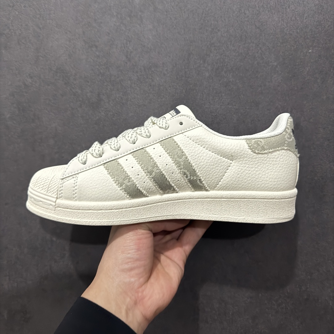 【定制版】AD Originals Superstar x GUCCI 白灰满天星  BZ2511