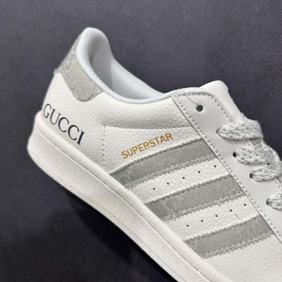 【定制版】AD Originals Superstar x GUCCI 白灰满天星  BZ2511