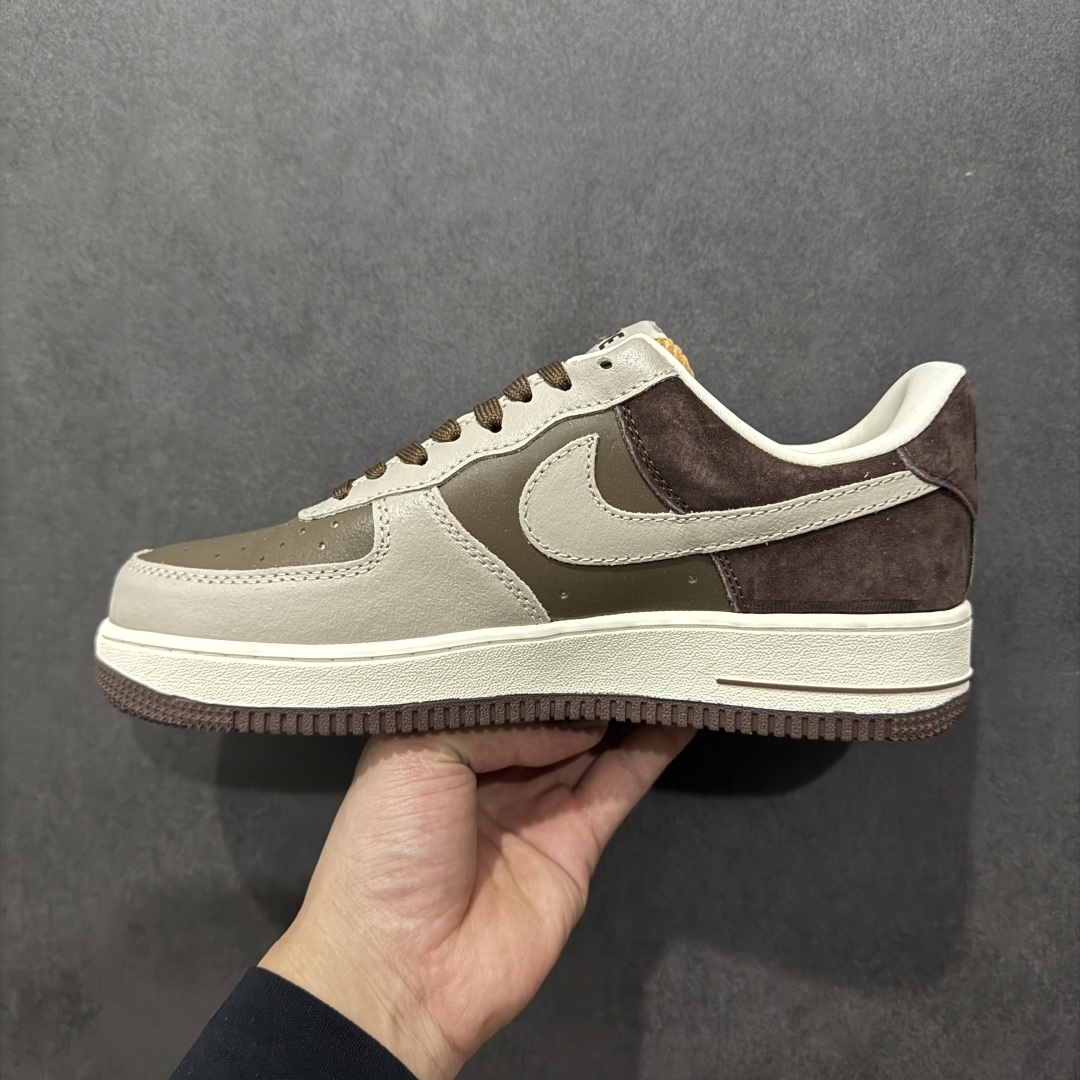 【定制版】Nike Air Force 1 Low 07 x BAPE 棕红小钩  KK1988-039