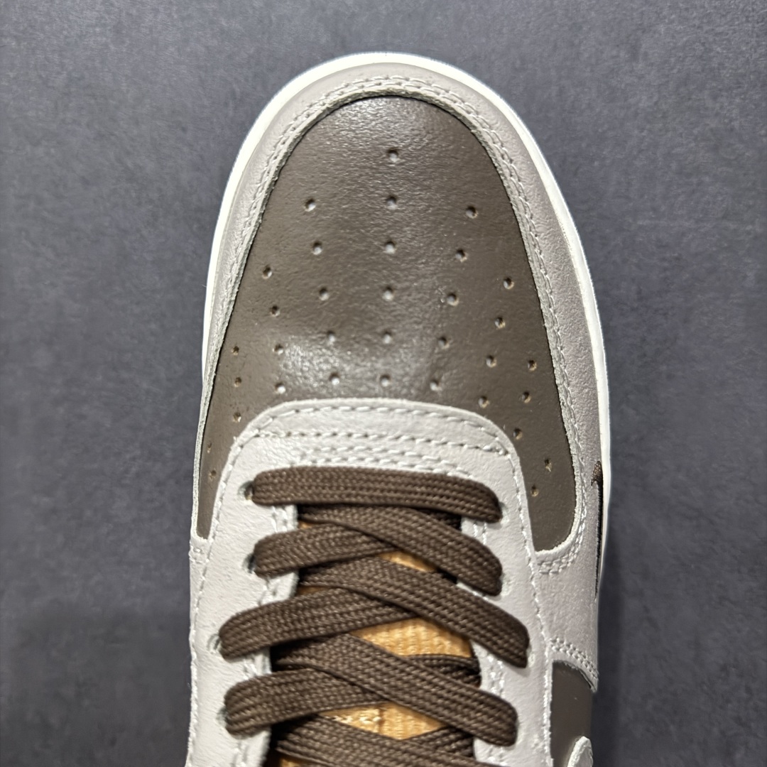 【定制版】Nike Air Force 1 Low 07 x BAPE 棕红小钩  KK1988-039
