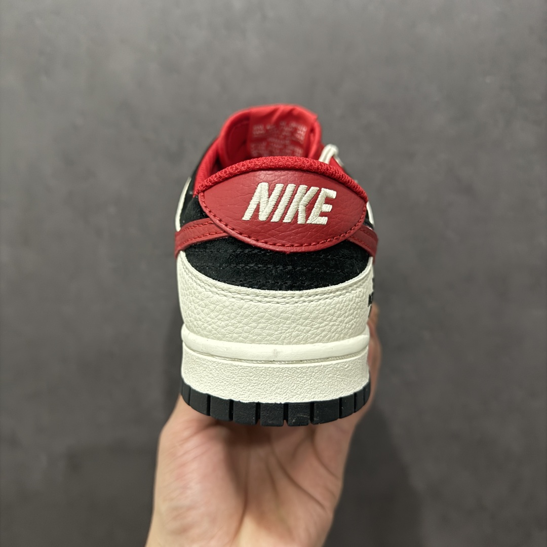 【定制版】Nk SB Dunk Low 北面联名 米白黑红勾 周年高端定制 低帮休闲板鞋 DJ2024-127