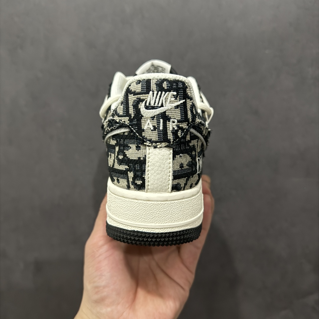 【定制版】Nk Air Force 1'07 Low 迪奥联名 黑花纹抽绳 空军一号低帮休闲板鞋 SJ1198-106