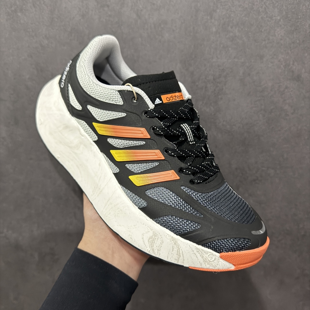 图片[3]-【正确版】Ad Adizero Aruku 阿迪全新缓震休闲跑鞋 JS1052  正确暗花大底底纹 高弹泡棉材料 原鞋开发数据 原楦打造完美鞋型 鞋面材料 卡色与原鞋一致 超高还原度 拒绝一眼假 全新款式搭载丰沛的 Swirlfoam 泡棉厚底，采用时下流行的厚底设定，虽然不像顶级竞速跑鞋那般极致，但也将日常舒适和时尚颜值平衡到位。  尺码：36 36.5 37 38 38.5 39 40 40.5 41 42 42.5 43 44 44.5 45-选品中心
